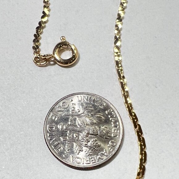 Bracelet Serpentine 7" Chain Trifarium Gold-tone Hi Quality 1955 TRIFARI New - Picture 7 of 7